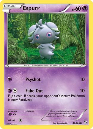 Espurr (42/106) [XY : Flashfire] 