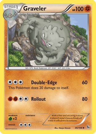 Graveler 46/106 - [XY  Flashfire]