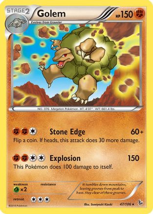 Golem (47/106) [XY : Flashfire] 