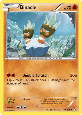 Binacle (48/106) [XY : Flashfire] 