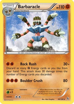 Barbaracle (49/106) [XY : Flashfire] 