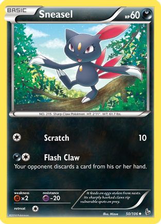Sneasel (50) 50/106 - [XY  Flashfire]