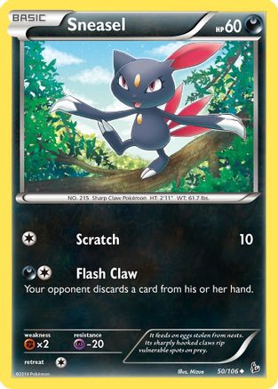 Sneasel (50/106) [XY: Flashfire]