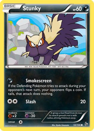 Stunky (53/106) [XY : Flashfire] 