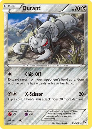 Durant (61/106) [XY : Flashfire] 