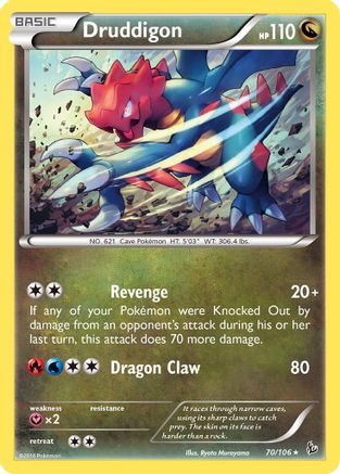 Druddigon 70/106 - [XY  Flashfire]