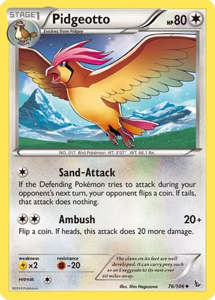 Pidgeotto (76/106) [XY : Flashfire] 