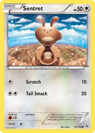 Sentret (81/106) [XY : Flashfire] 