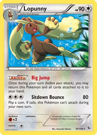 Lopunny (85/106) [XY : Flashfire] 