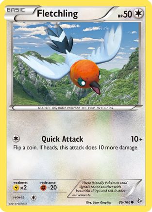 Fletchling (86/106) [XY : Flashfire] 