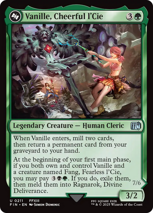 Vanille, Cheerful l'Cie (FIN-211) - [FINAL FANTASY] Foil