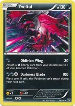 Yveltal (78/146) (Exclusivité Deck à Thème) [XY : Ensemble de Base] 