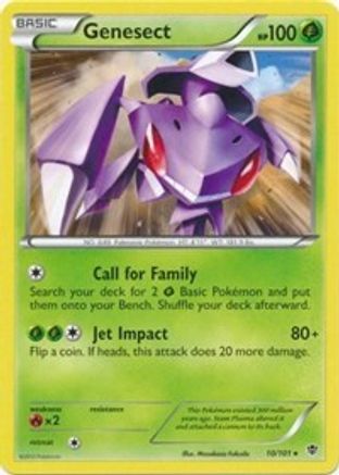 Genesect (10/101) (Thème Deck exclusif) [Noir et blanc : Plasma Blast] 