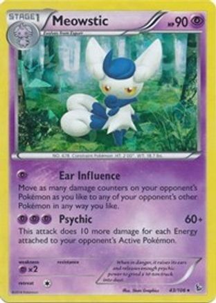 Meowstic - 43/106 (XY Flashfire) - [Deck Exclusives] Holofoil