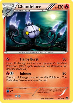 Chandelure (20/99) [Noir et blanc : prochains destins] 