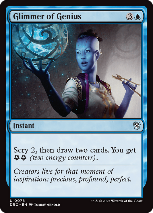 Glimmer of Genius (DRC-078) - [Commander: Aetherdrift]