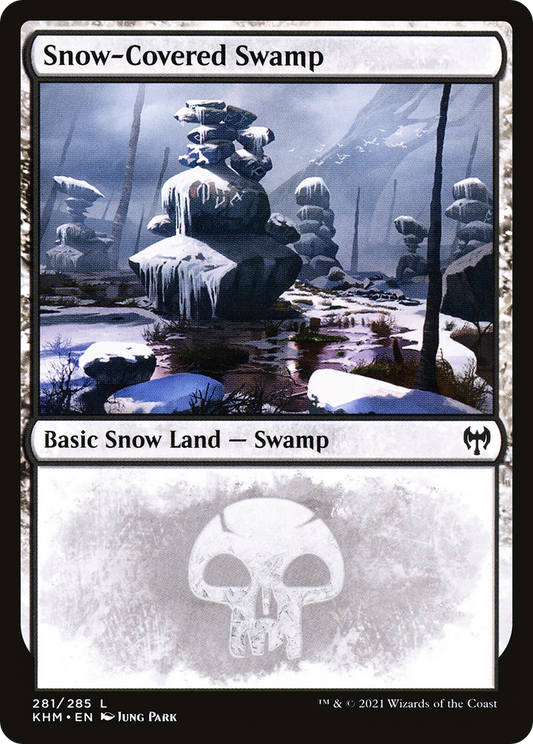 Snow-Covered Swamp (281) (KHM-281) - [Kaldheim]: (snow)
