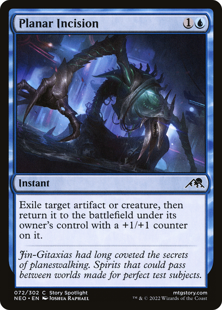 Planar Incision (NEO-072) - [Kamigawa: Neon Dynasty] Foil