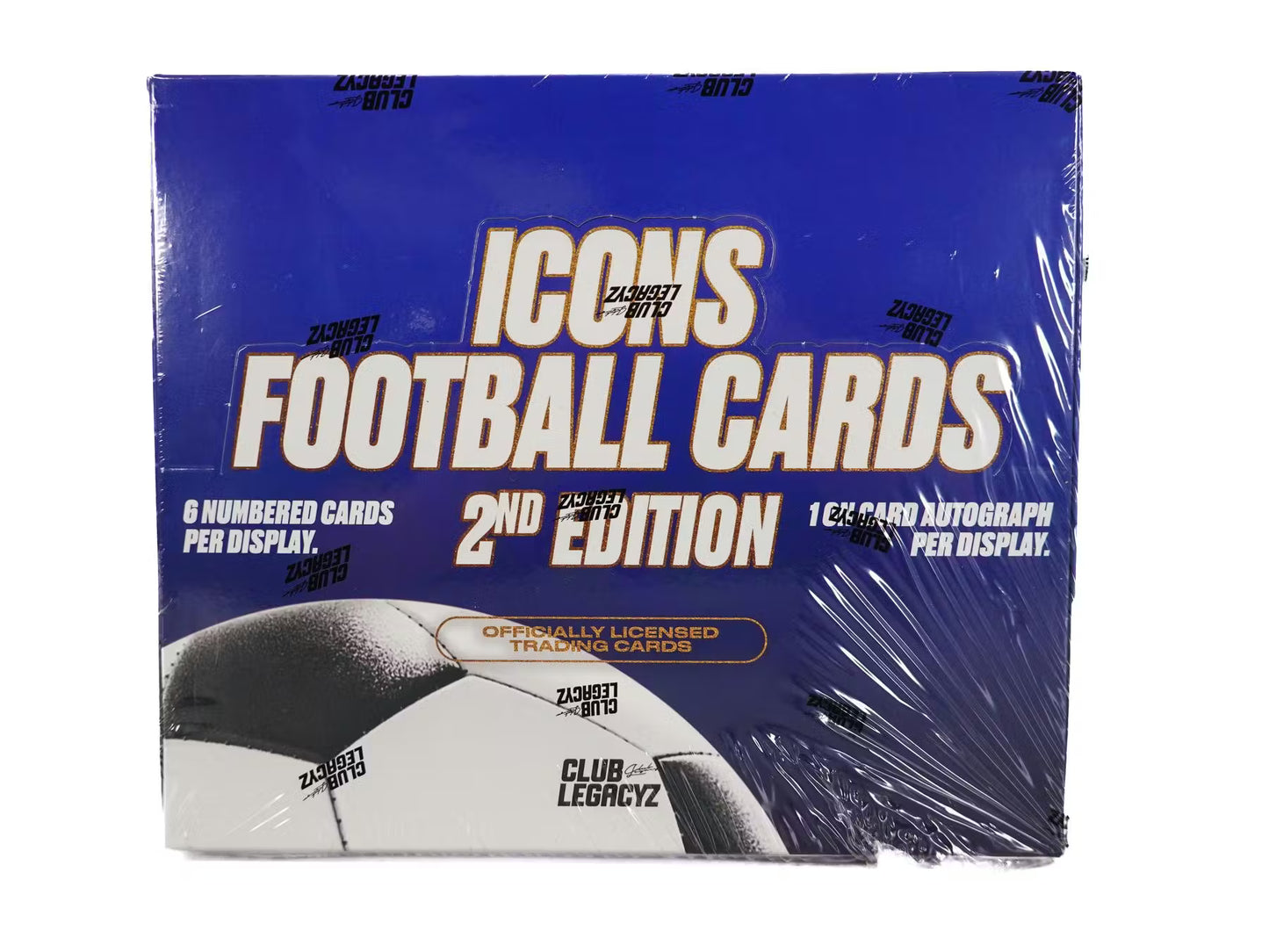 2025 Club Legacyz Icons Soccer Second Edition Hobby Box