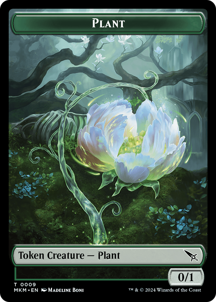 Plant (TMKM-009) - [Murders at Karlov Manor Tokens] Foil
