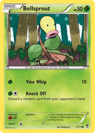 Bellsprout 1/111 - [XY  Furious Fists]