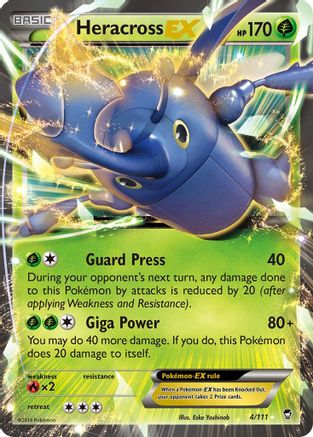 Heracross EX (4/111) [XY : Poings furieux] 