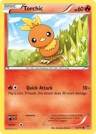 Torchic (12/111) [XY : Poings furieux] 