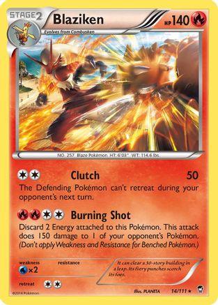 Blaziken 14/111 - [XY  Furious Fists] Holofoil