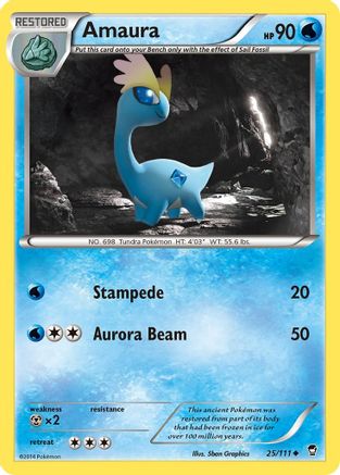 Amaura (25/111) [XY : Poings furieux] 