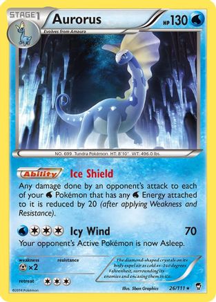 Aurorus (26/111) [XY: Furious Fists]