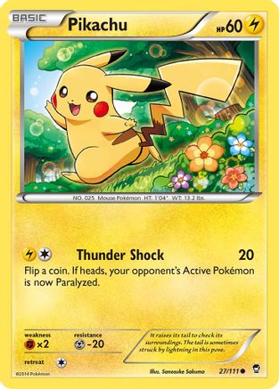 Pikachu (27/111) [XY : Poings Furieux] 