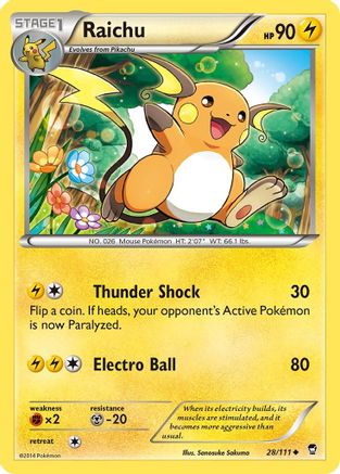 Raichu (28/111) [XY : Poings furieux] 