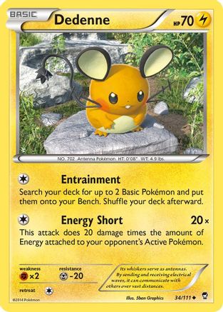 Dedenne (34/111) [XY : Poings Furieux] 