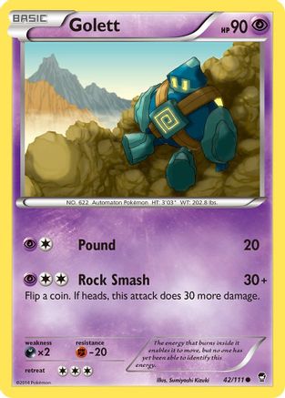 Golett 42/111 - [XY  Furious Fists]