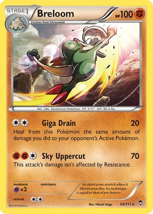 Breloom 50/111 - [XY  Furious Fists]