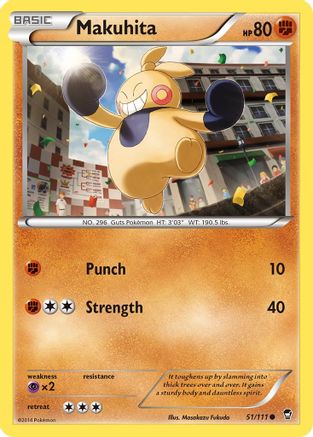 Makuhita (51/111) [XY: Furious Fists]