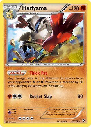 Hariyama 52/111 - [XY  Furious Fists]