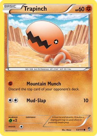 Trapinch (53/111) [XY : Poings furieux] 