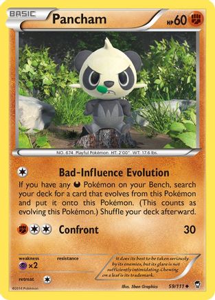 Pancham (59) 59/111 - [XY  Furious Fists]
