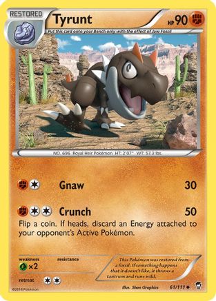 Tyrunt 61/111 - [XY  Furious Fists]