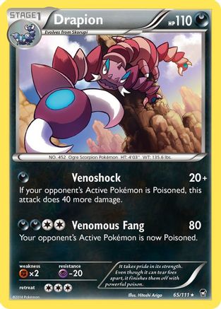Drapion 65/111 - [XY  Furious Fists]