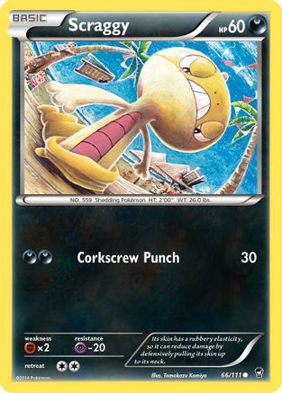 Scraggy 66/111 - [XY  Furious Fists]