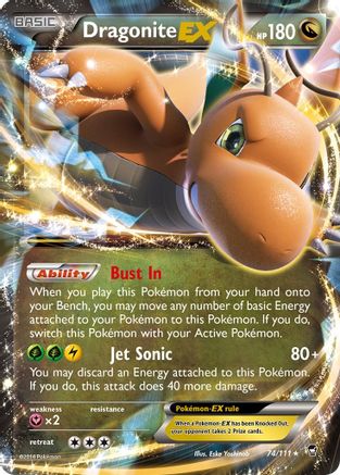 Dragonite EX (74/111) [XY : Poings furieux] 