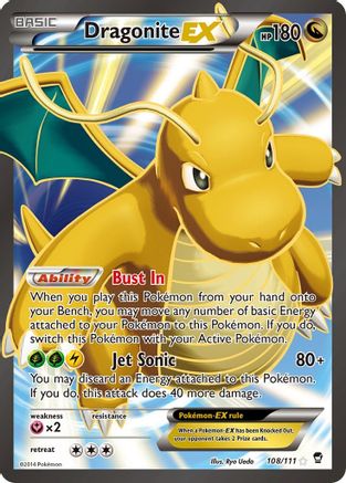 Dragonite EX (108/111) [XY : Poings furieux] 