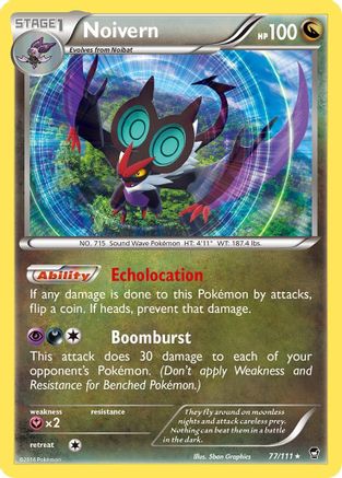 Noivern 77/111 - [XY  Furious Fists] Holofoil