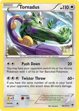 Tornadus 86/111 - [XY  Furious Fists]