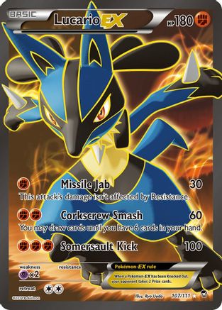 Lucario EX (107/111) [XY : Poings furieux] 