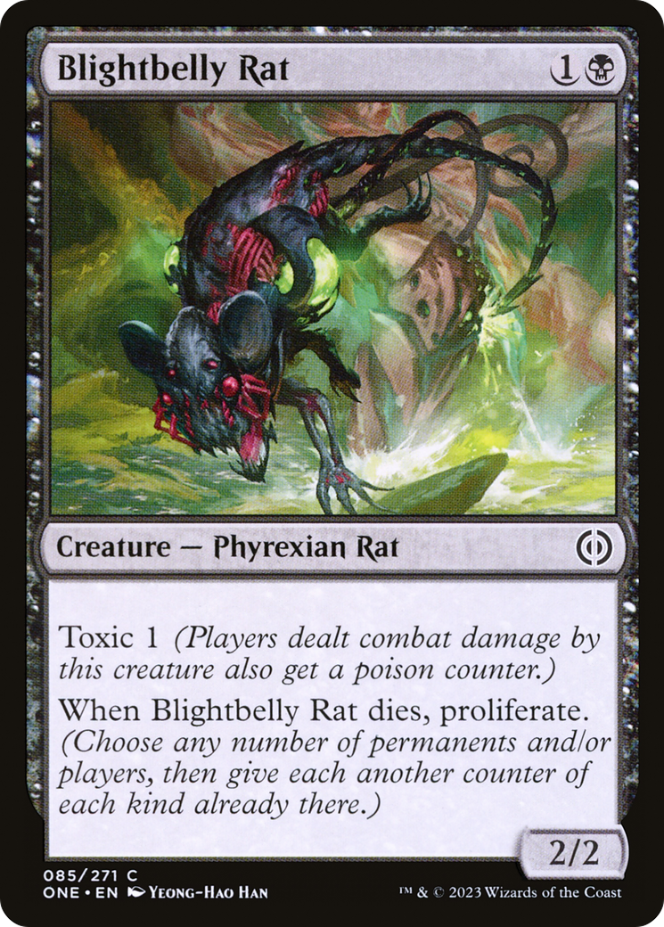 Blightbelly Rat (ONE-085) - [Phyrexia: All Will Be One]