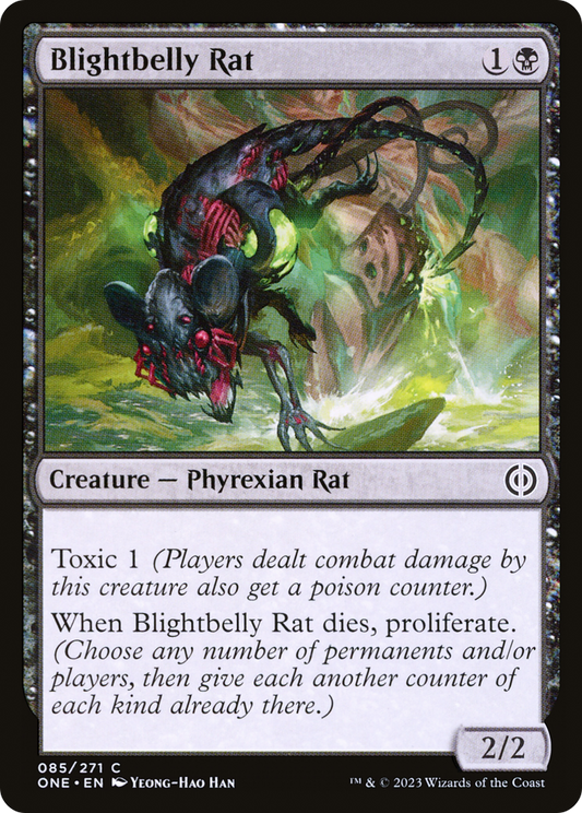 Blightbelly Rat (ONE-085) - [Phyrexia: All Will Be One]