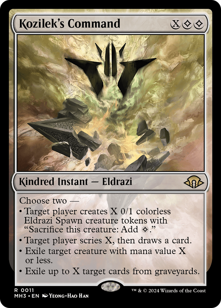 Commandement de Kozilek (MH3-011) - [Modern Horizons 3] Foil 